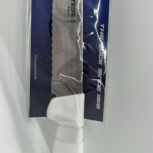Dexter Basics P94804 10” Scalloped Slicer Kitchen Knife. Carbon Steel. NEW!!!!!! - Picture 4 of 10
